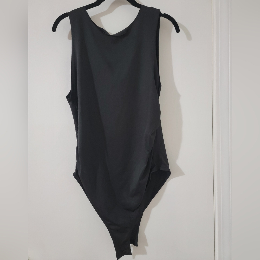 SHEIN Black 1x Curve Bodysuit